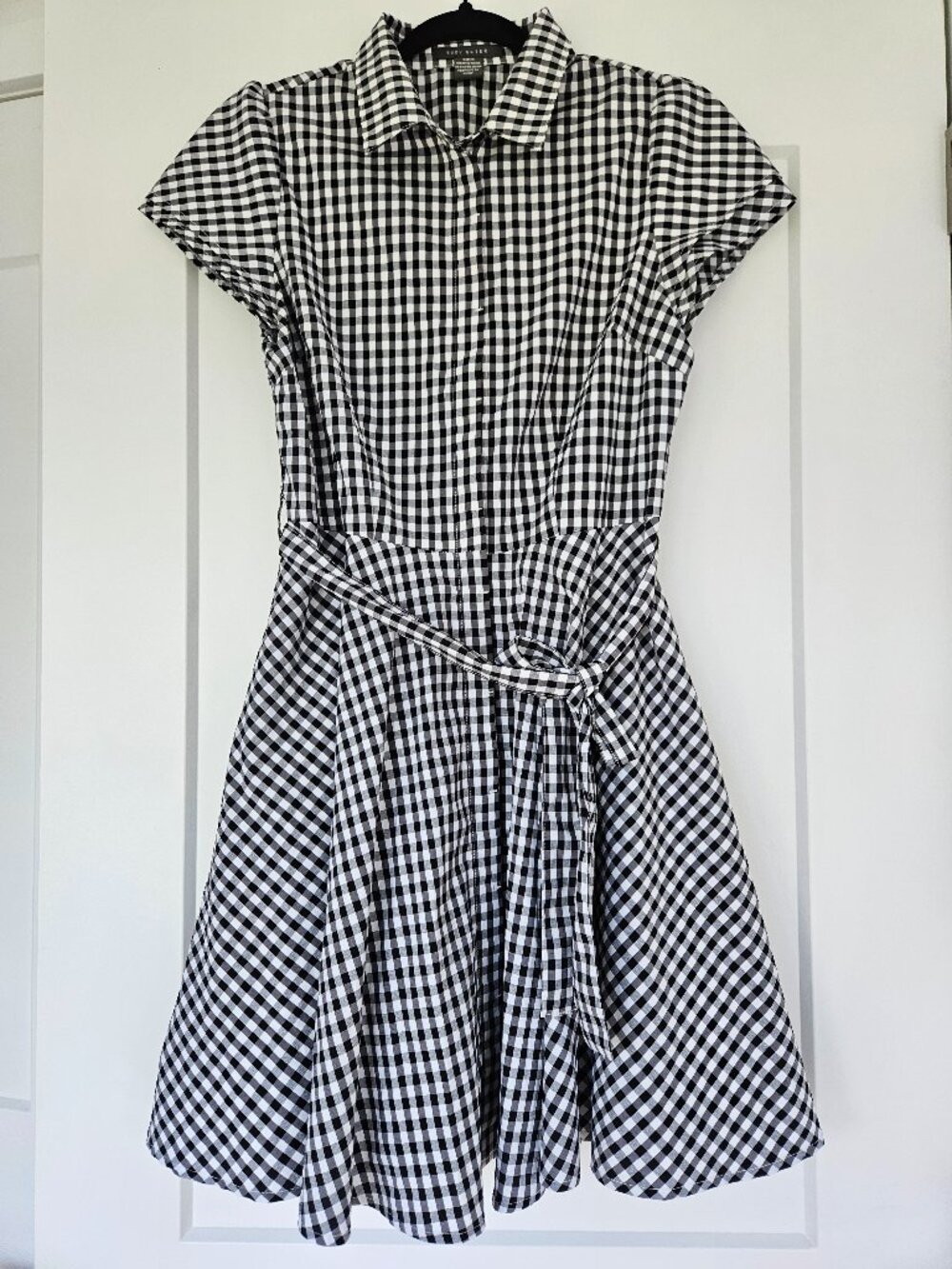 Summer short sleeve shirt dress size S
